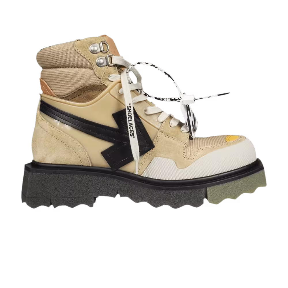 Off-White Hiking Sneaker Boot Beige