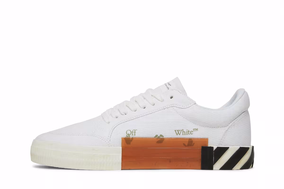 Off-White Vulc Sneaker White Navy Blue 2021, view 4