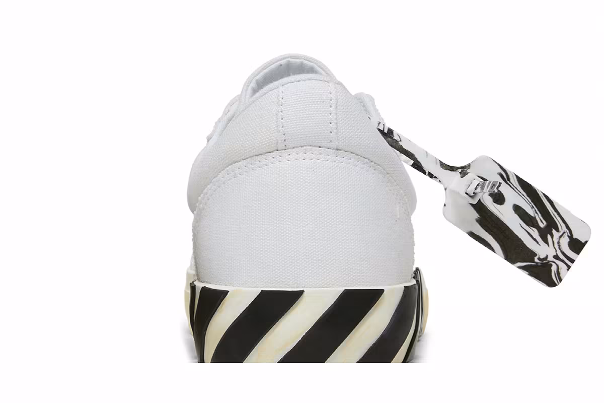 Off-White Vulc Sneaker White Navy Blue 2021, view 8