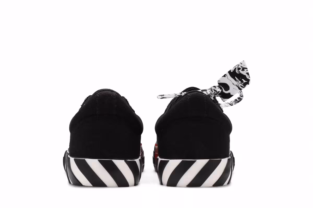 Off-White Vulc Sneaker Low Black White, view 7