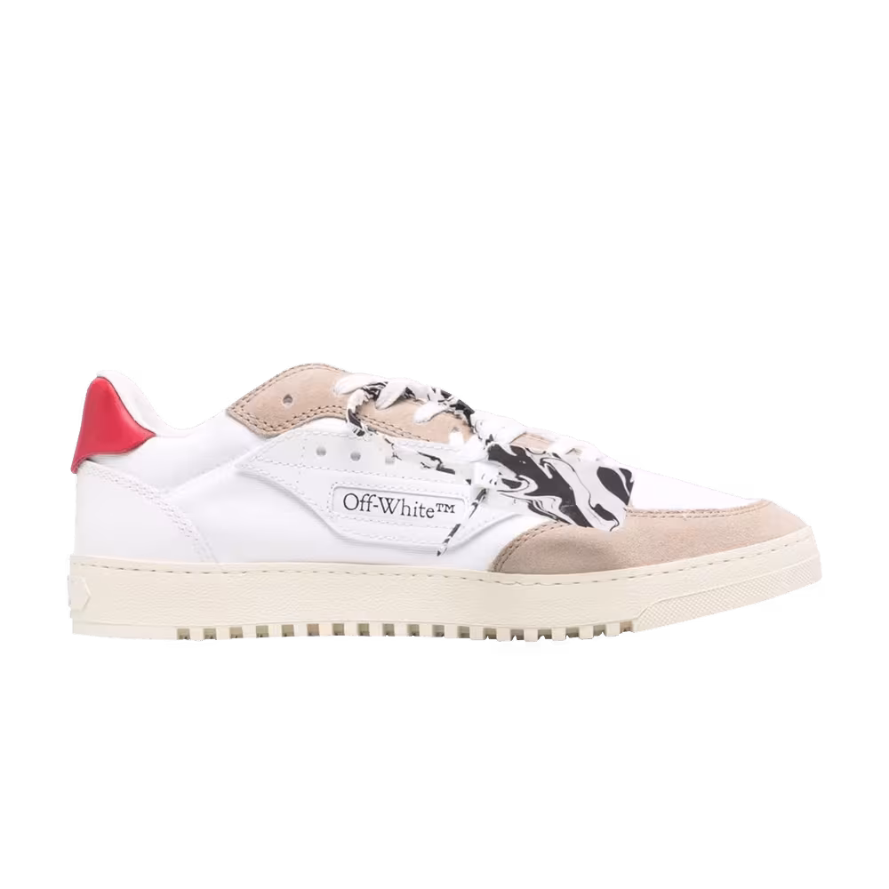 Off-White 5.0 Low White Beige Red