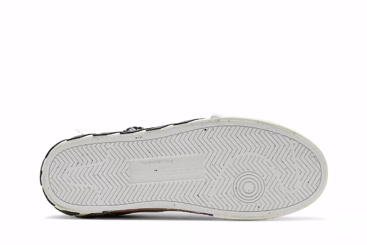 Off-White Vulc Sneaker Black White, view 5