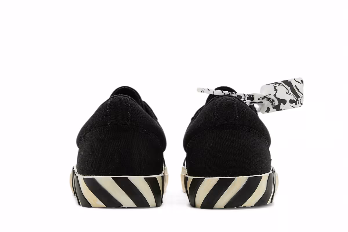 Off-White Vulc Sneaker Black White, view 7
