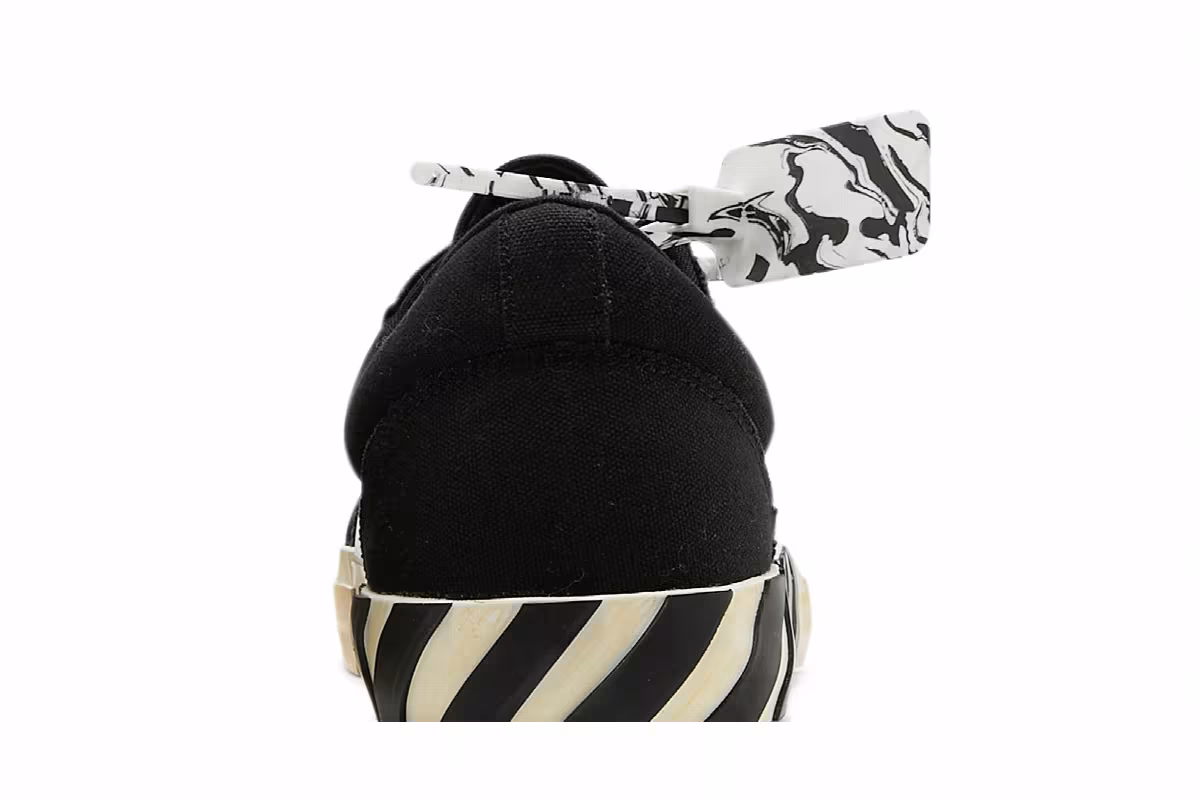 Off-White Vulc Sneaker Black White, view 8