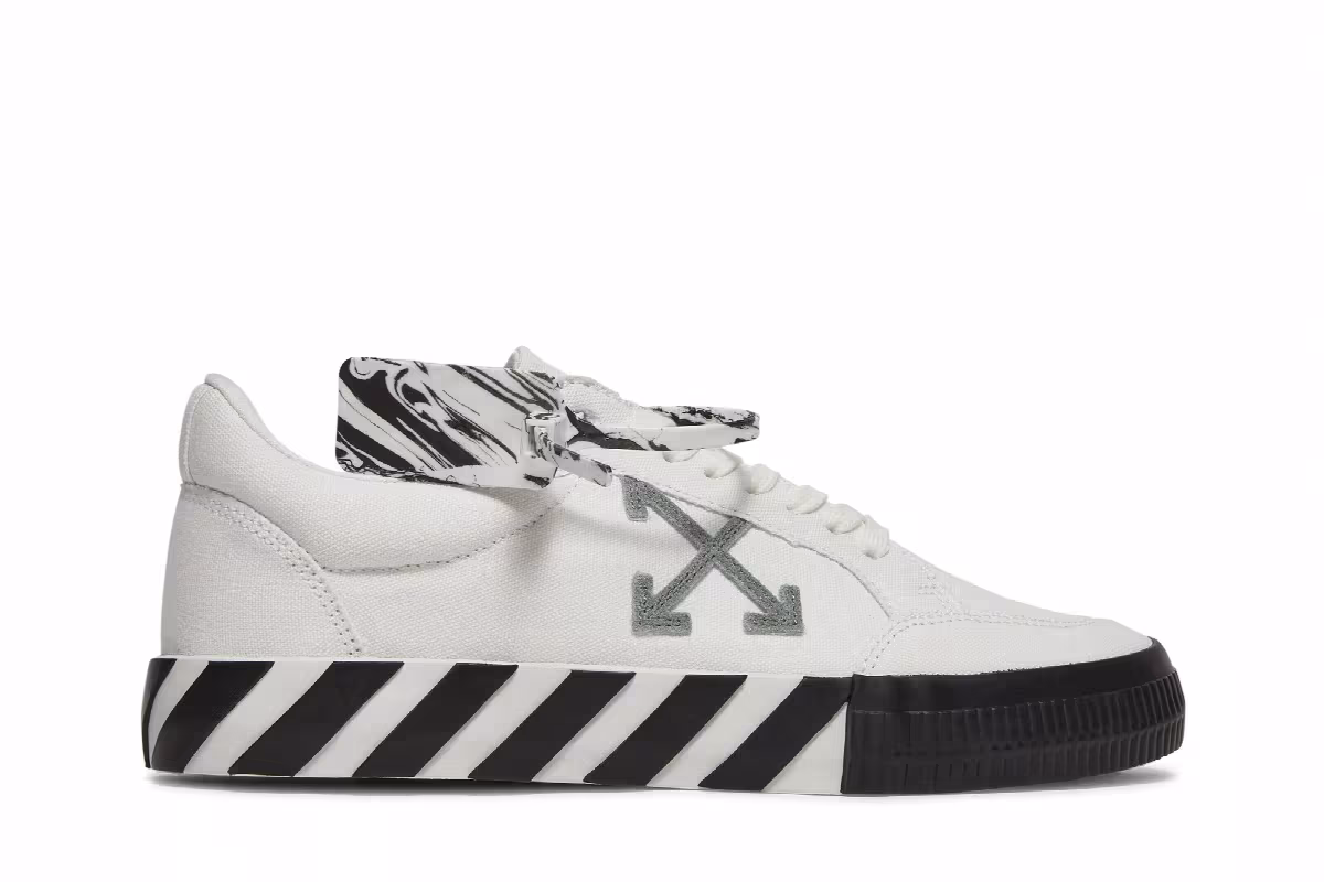 Off-White Vulc Sneaker White Grey, view 2
