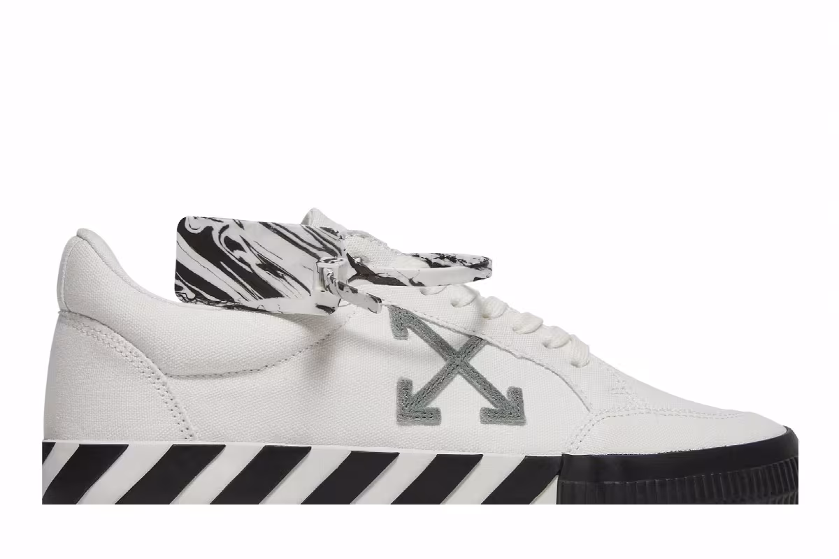 Off-White Vulc Sneaker White Grey, view 3