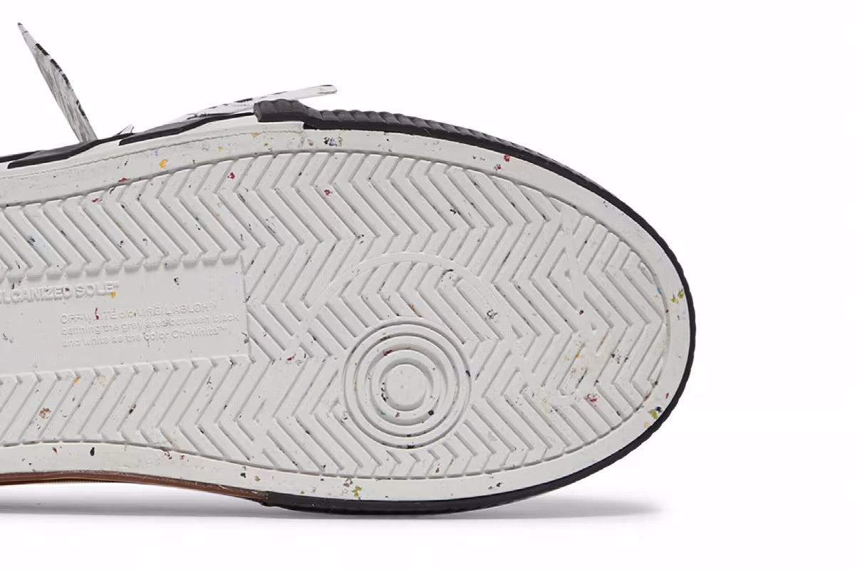 Off-White Vulc Sneaker White Grey, view 6