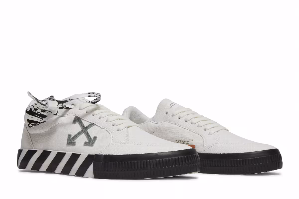 Off-White Vulc Sneaker White Grey, view 9