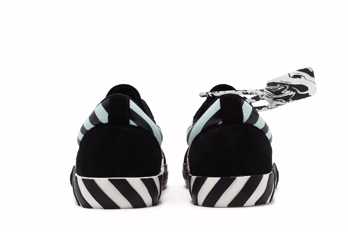 Off-White Vulc Sneaker Low Black Green, view 7