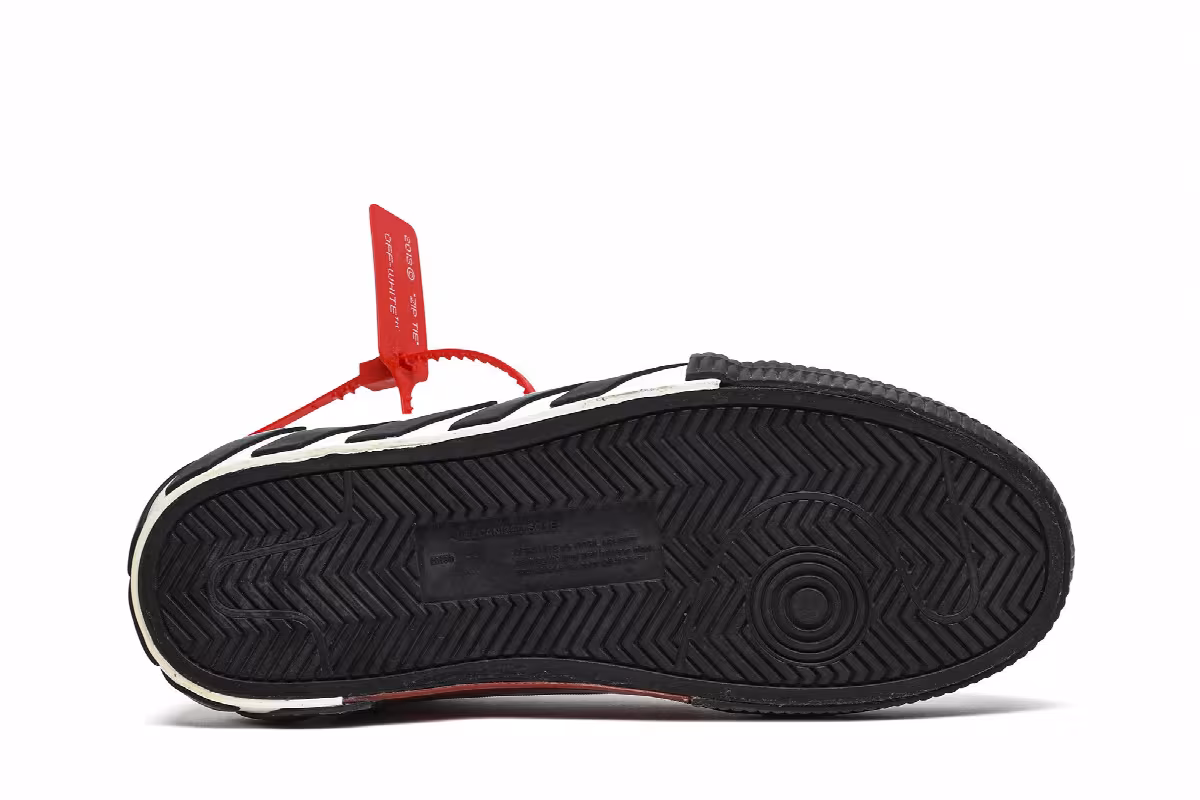 Off-White Vulcanized Low White Black, view 5