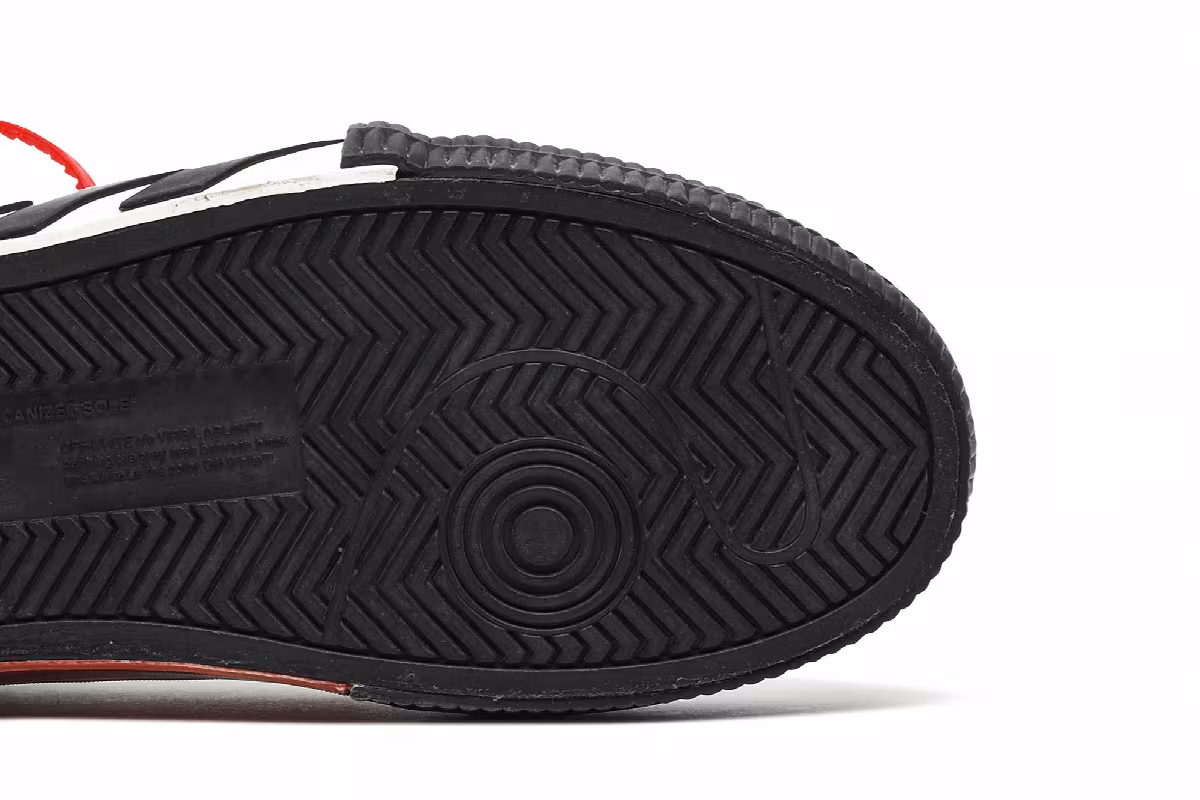 Off-White Vulcanized Low White Black, view 6