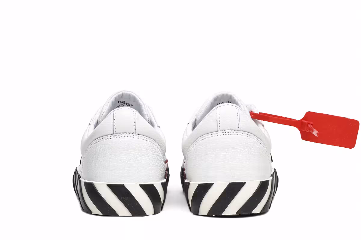 Off-White Vulcanized Low White Black, view 7