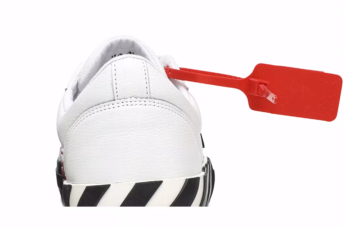 Off-White Vulcanized Low White Black, view 8