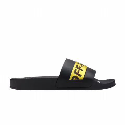 Off-White Sliders 'Black Yellow'