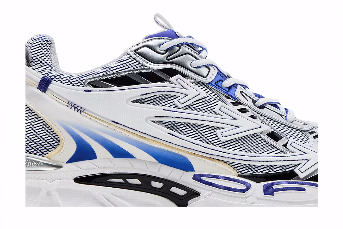 Off-White Be Right Back Blue White, view 3