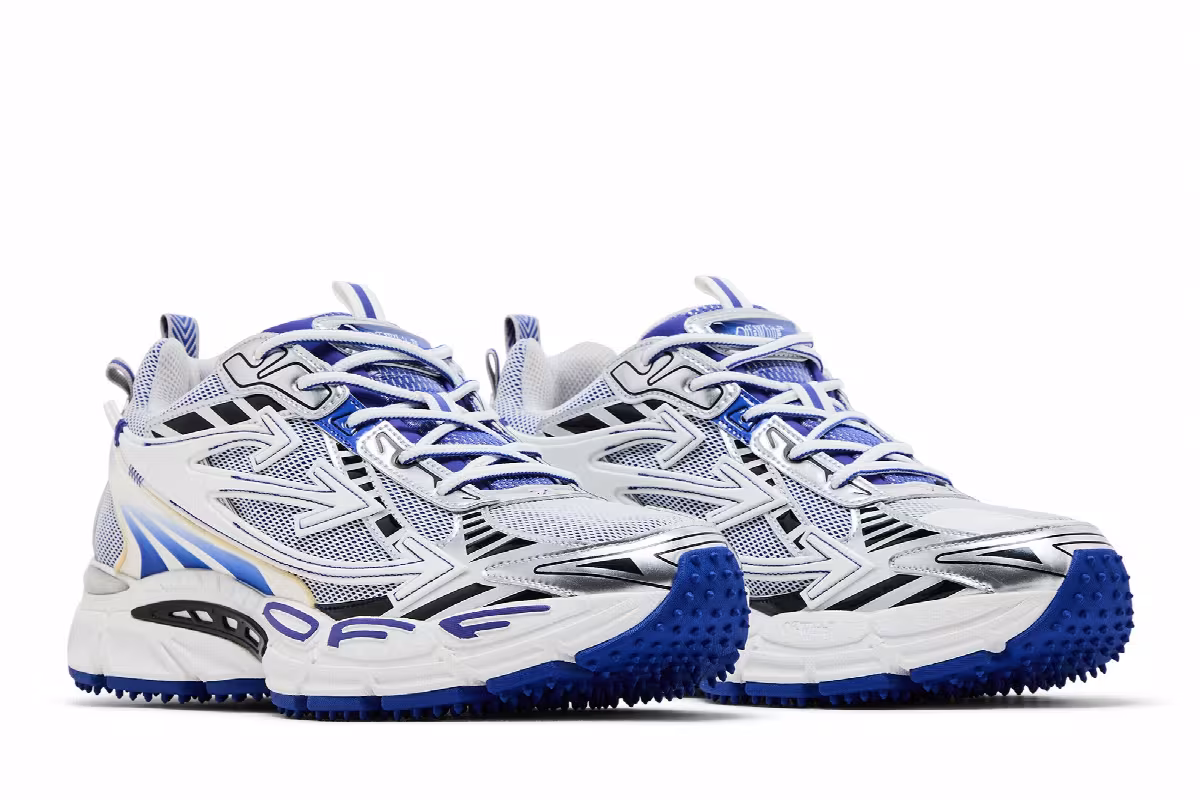Off-White Be Right Back Blue White, view 9