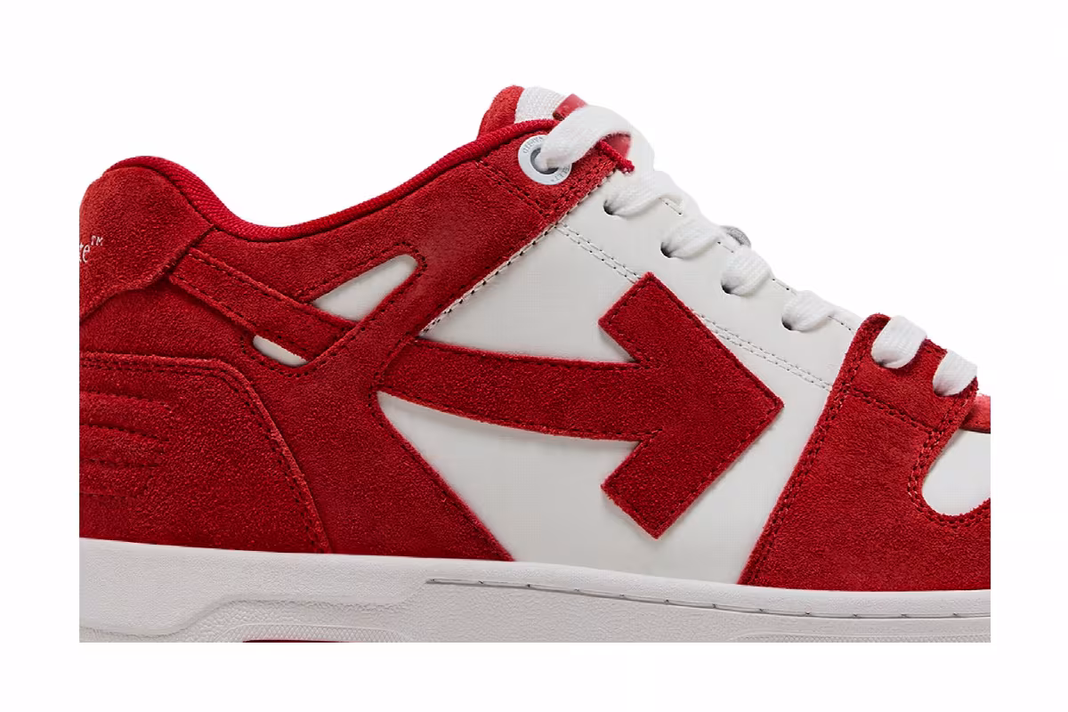Off-White Out of Office Brick Red White, view 3