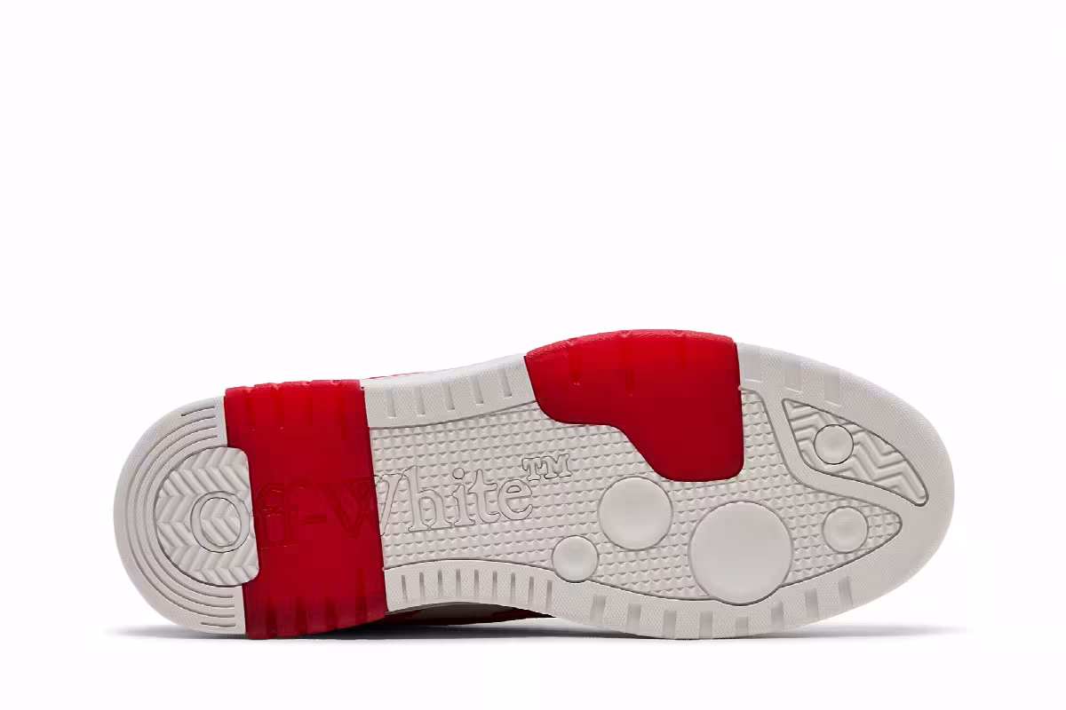 Off-White Out of Office Brick Red White, view 5