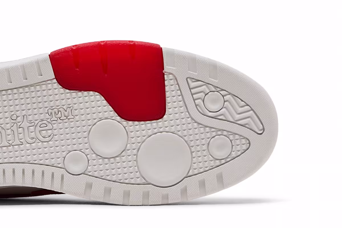 Off-White Out of Office Brick Red White, view 6