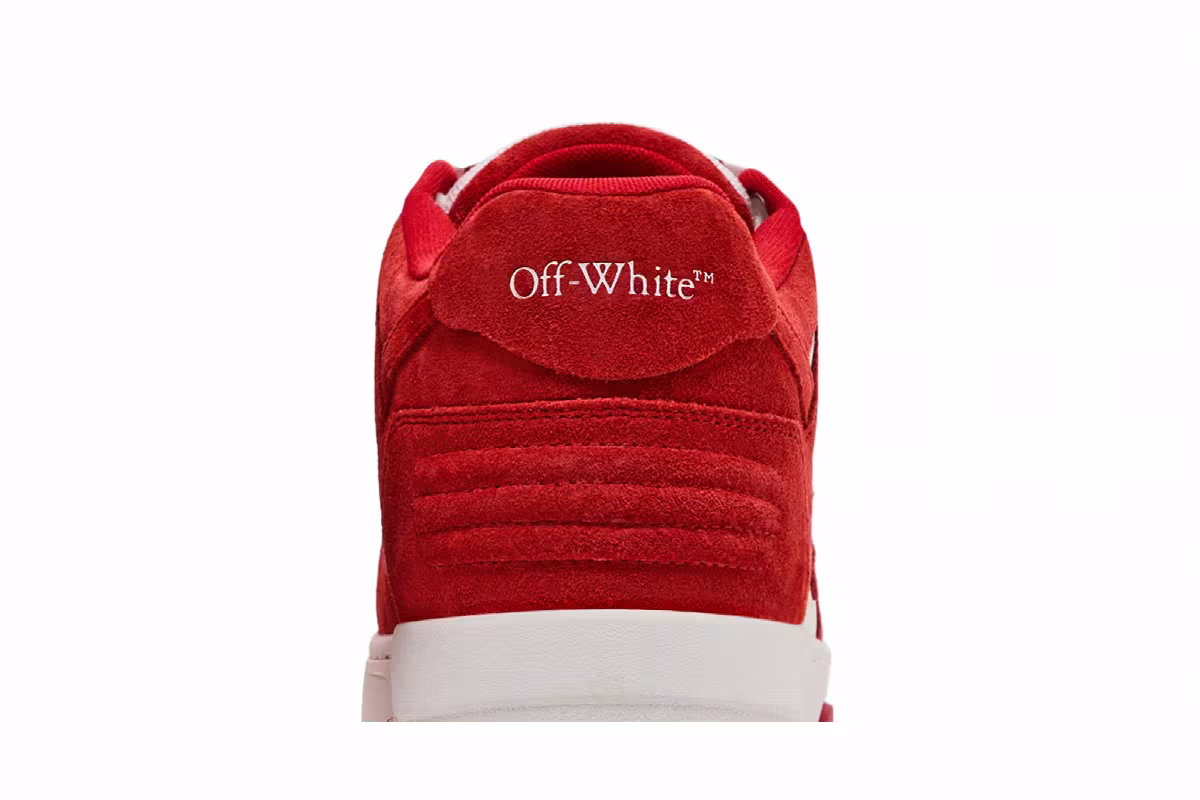 Off-White Out of Office Brick Red White, view 8