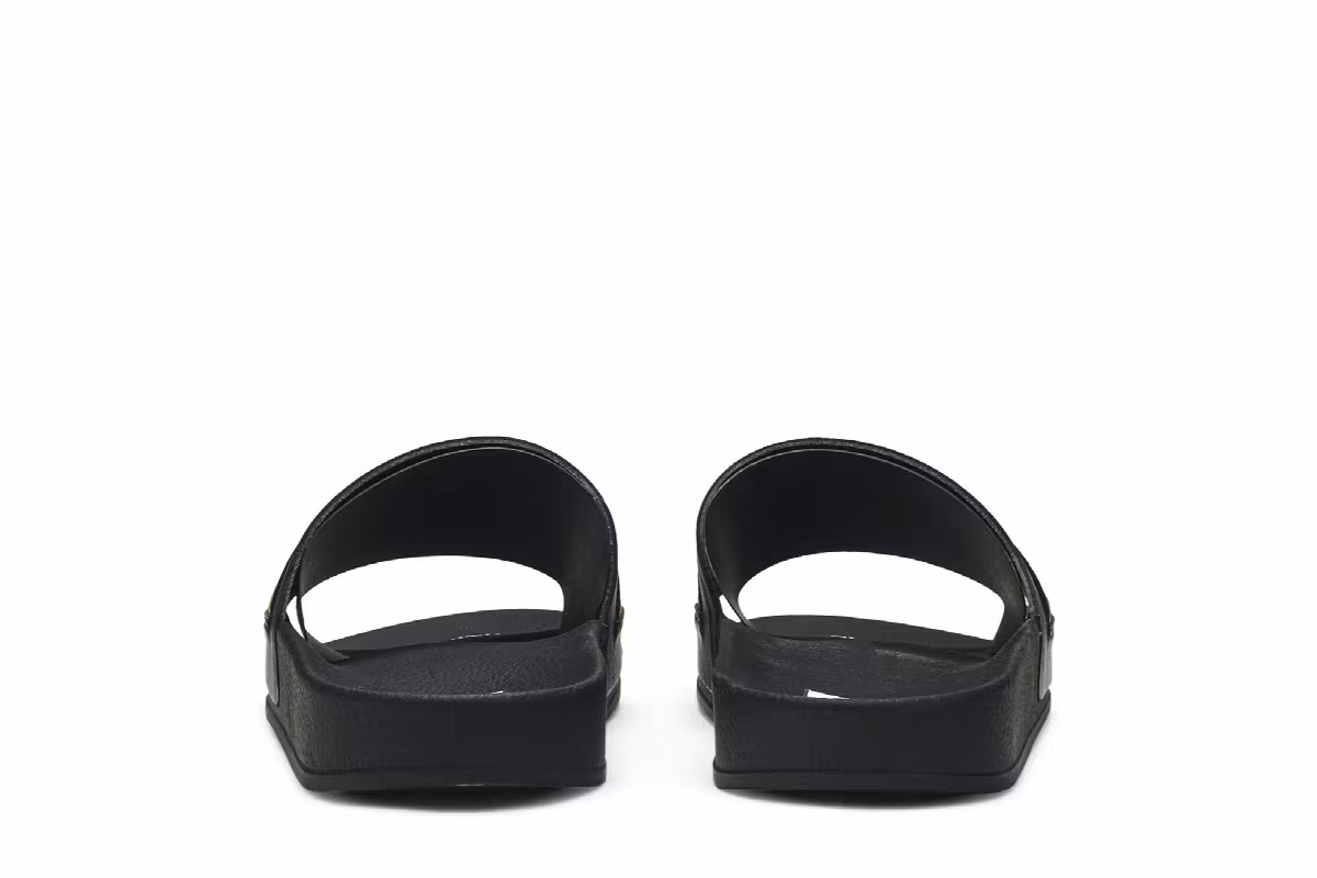 Off-White Sliders Black Yellow, view 7