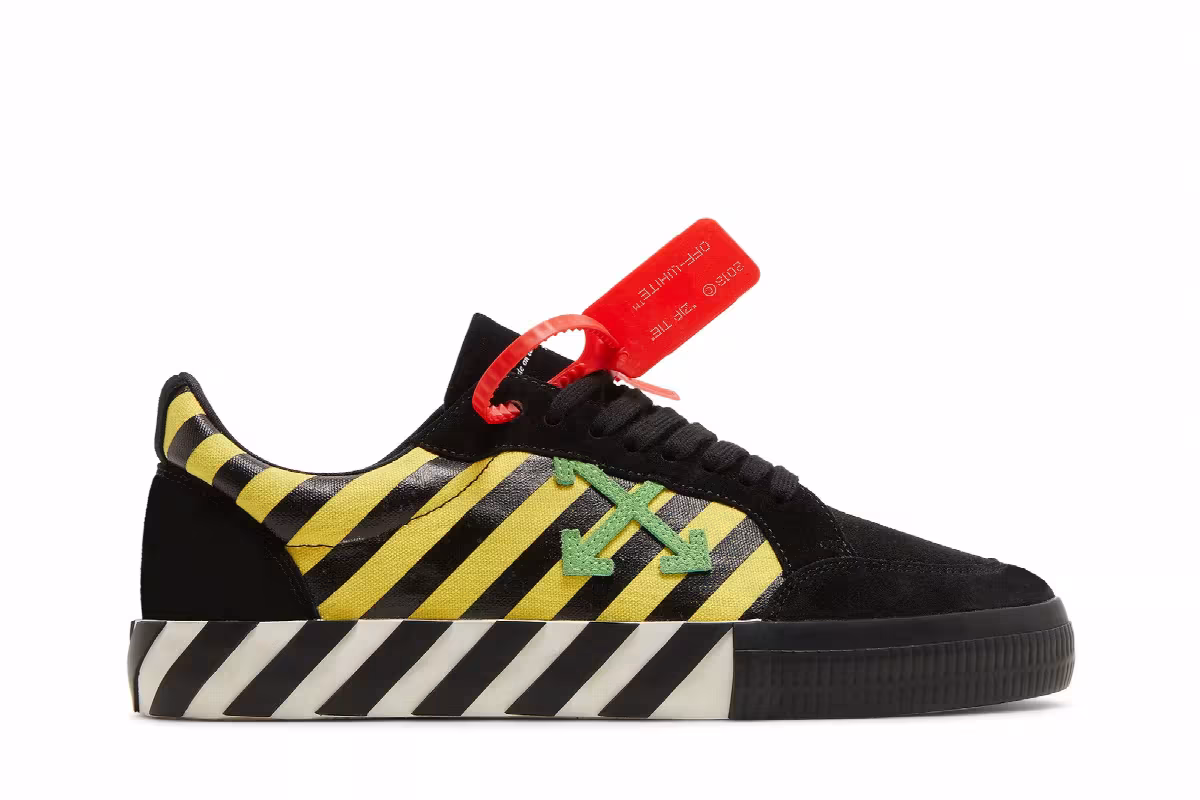 Off-White Vulc Low Black Yellow Green, view 2