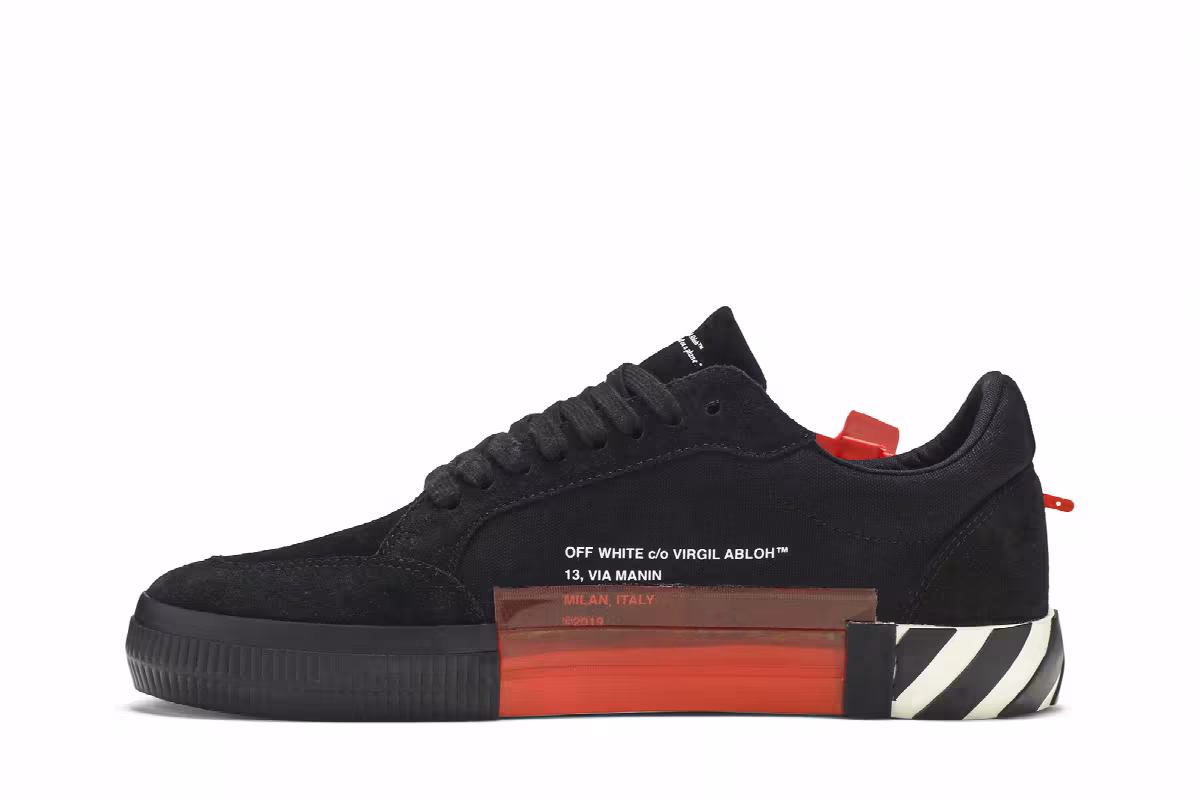 Off-White Vulc Sneaker Black Fuchsia 2019, view 4