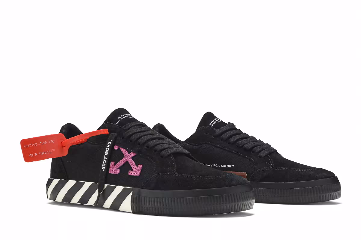 Off-White Vulc Sneaker Black Fuchsia 2019, view 9