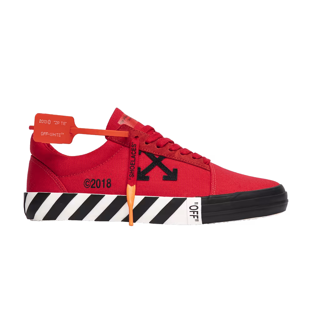 Off-White Vulc Low Top Red