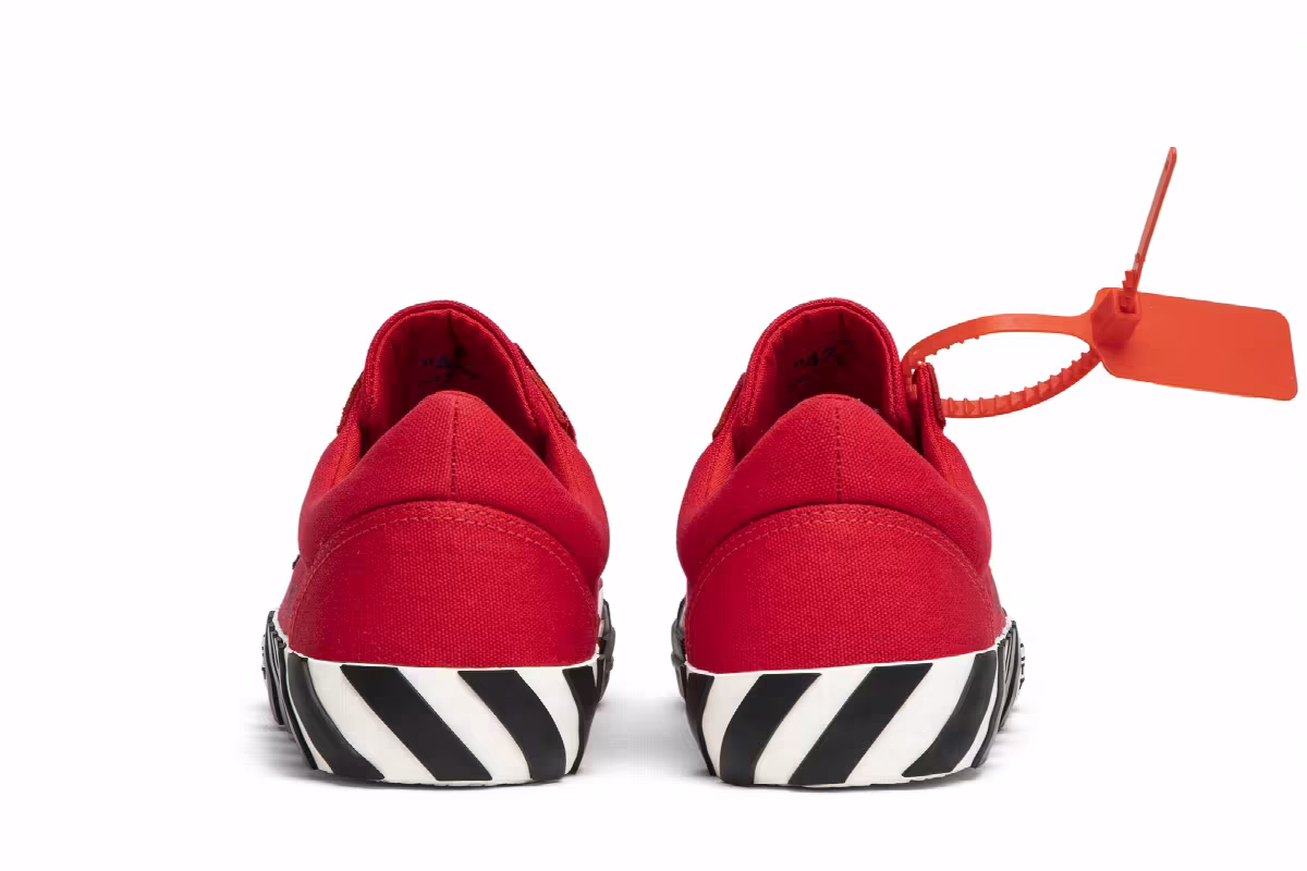 Off-White Vulc Low Top Red, view 7