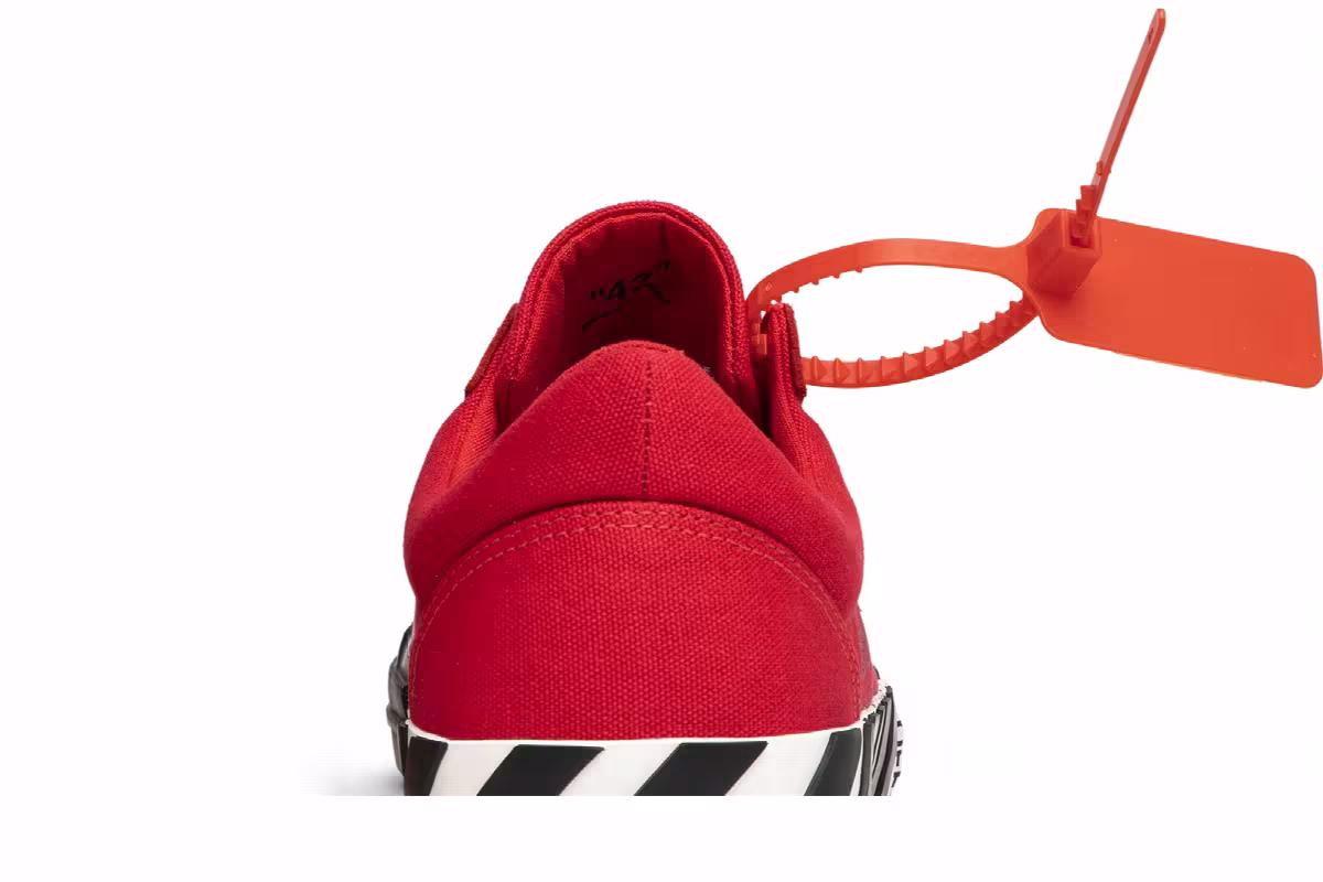 Off-White Vulc Low Top Red, view 8