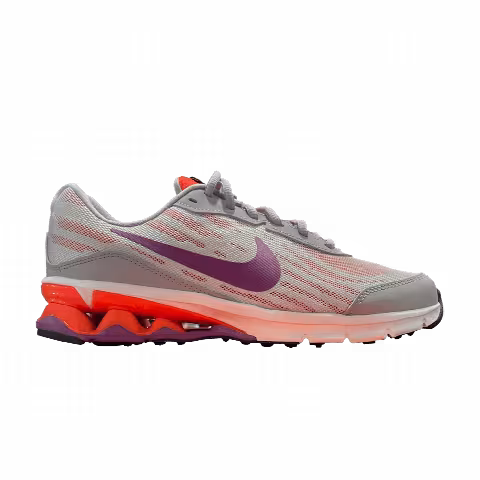 Nike Wmns Reax Run 9 'Wolf Grey Violet Shade Crimson'
