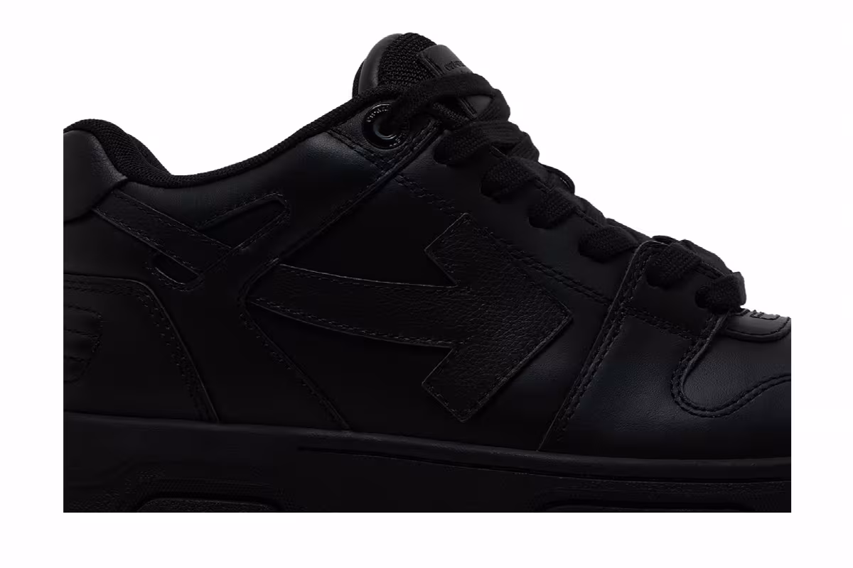 Off-White Out of Office Low Triple Black, view 3
