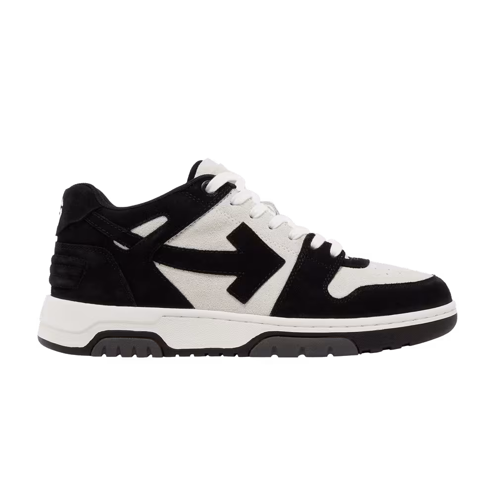Off-White Out of Office Black White Suede