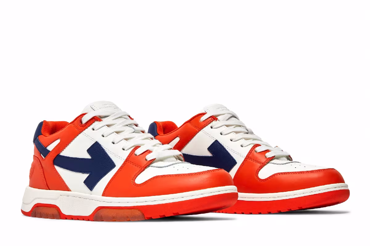 Off-White Out of Office Low Orange Blue, view 9