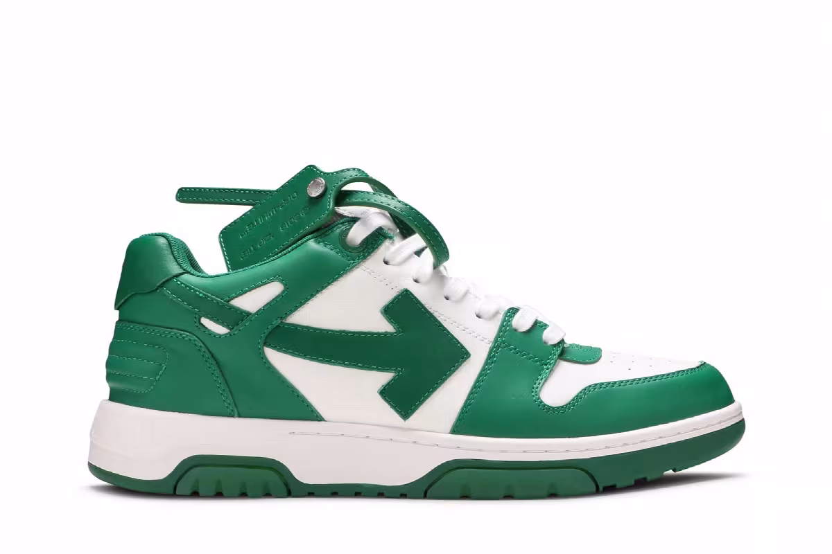 Off-White Out of Office Low White Green, view 2