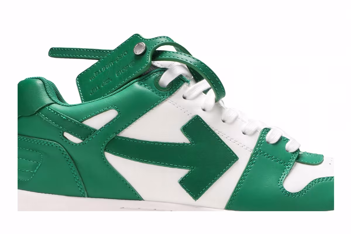 Off-White Out of Office Low White Green, view 3