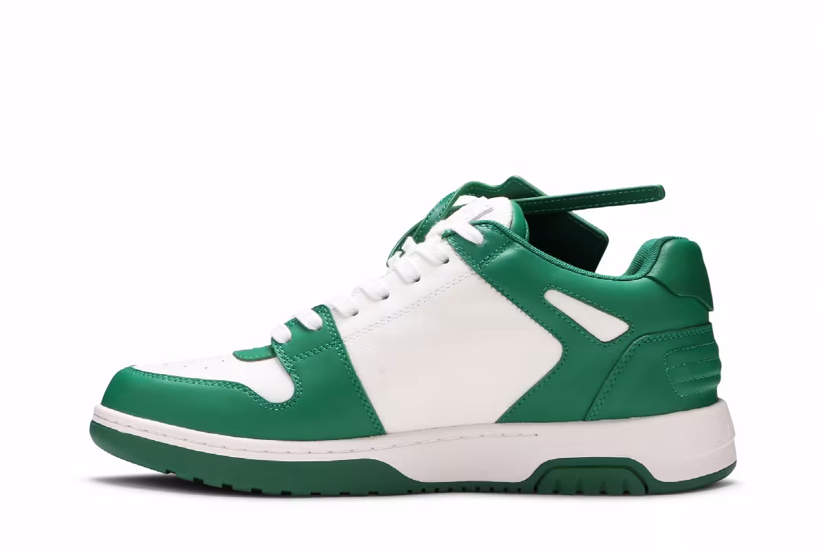 Off-White Out of Office Low White Green, view 4
