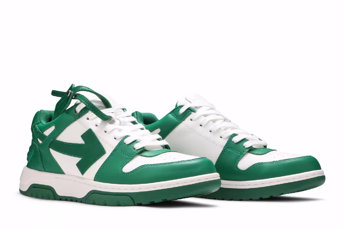 Off-White Out of Office Low White Green, view 9