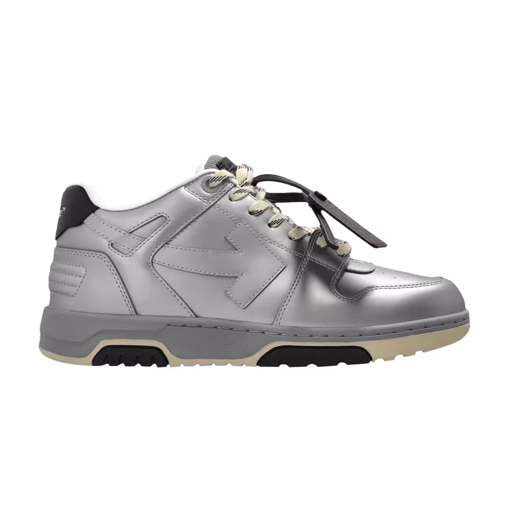 Off-White Out of Office Metallic Silver
