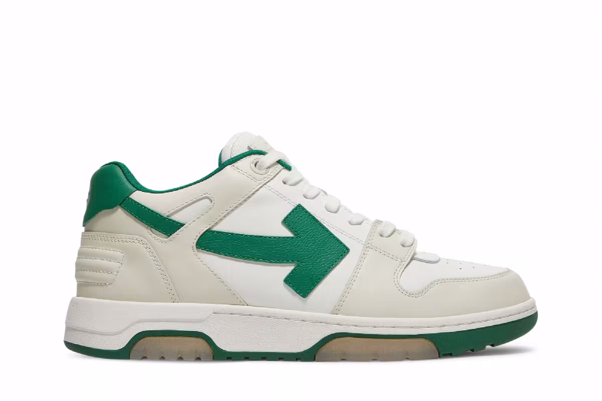 Off-White Out of Office Low White Green, view 2