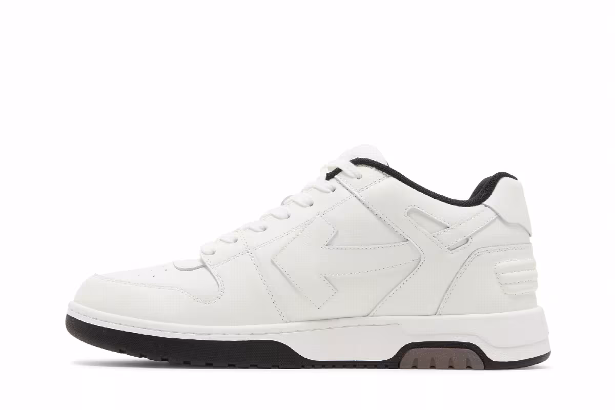 Off-White Out of Office Low Logo Print - White Black, view 4