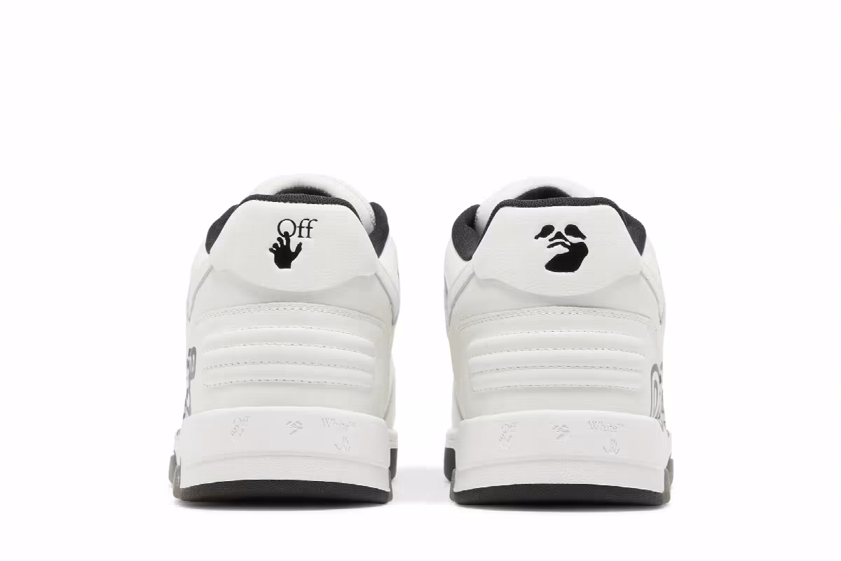 Off-White Out of Office Low Logo Print - White Black, view 7