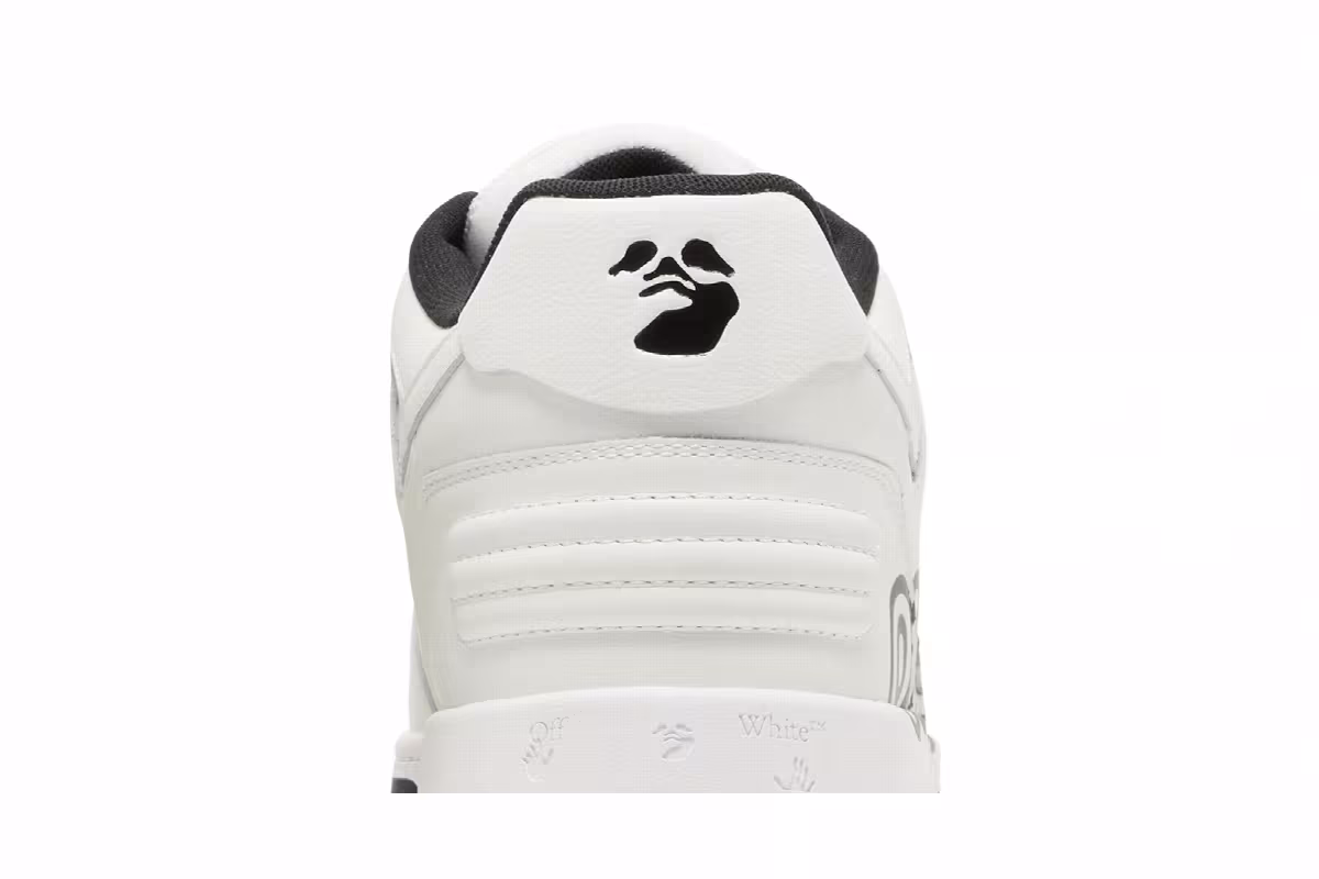 Off-White Out of Office Low Logo Print - White Black, view 8