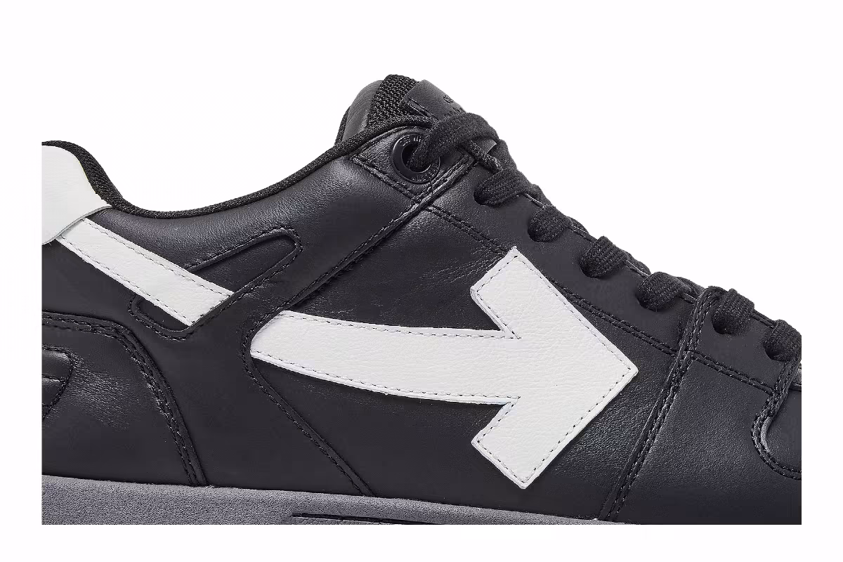 Off-White Out of Office Low Black White, view 3