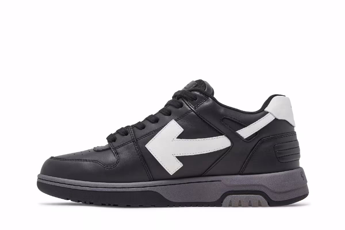 Off-White Out of Office Low Black White, view 4