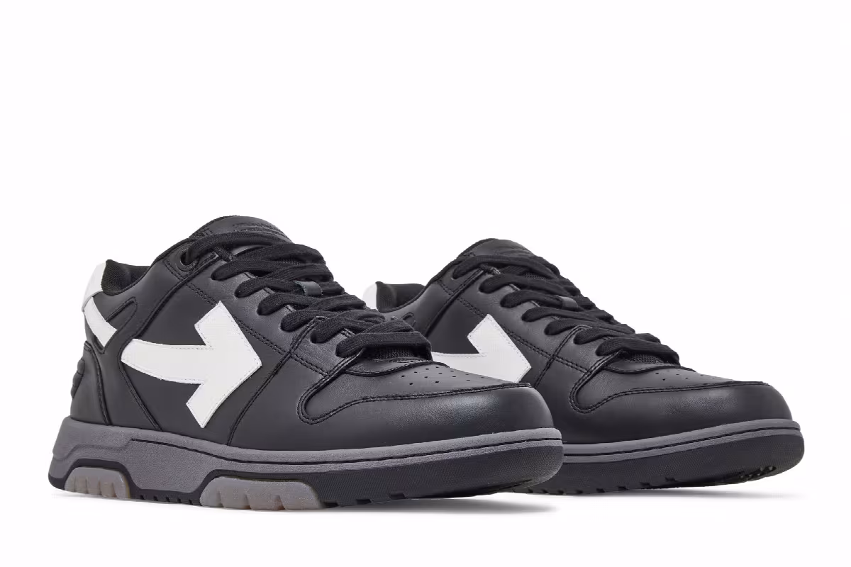 Off-White Out of Office Low Black White, view 9