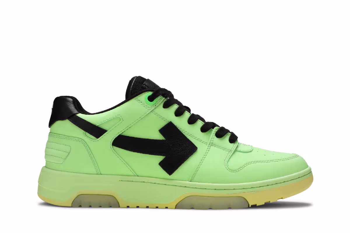 Off-White Out of Office Low Fluo Green, view 2