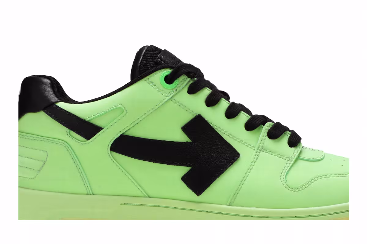 Off-White Out of Office Low Fluo Green, view 3