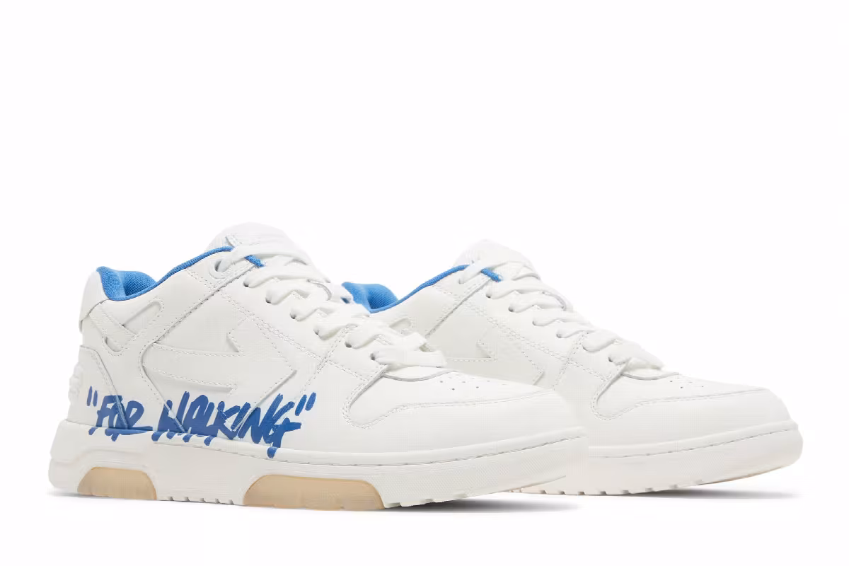 Off-White Out of Office Low For Walking - White Blue, view 9